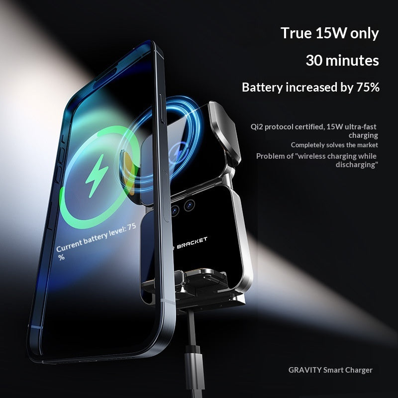 Support téléphonique de recharge ultra-rapide avec un montage d'aération spécifique à la voiture pour la navigation