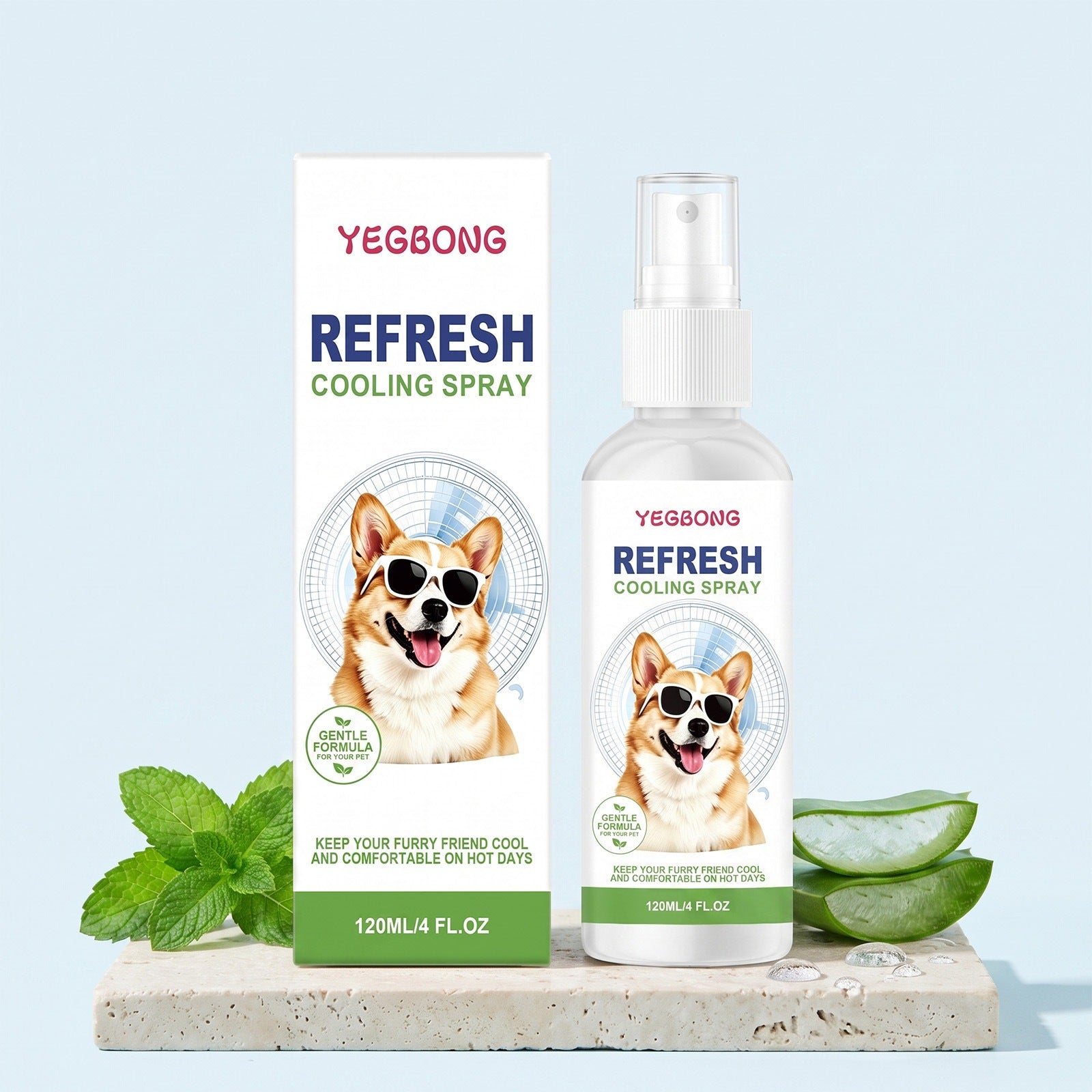 Vaporisateur de refroidissement pour animal de compagnie