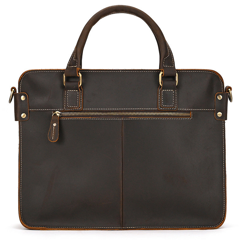 Porte-monnaie en cuir Retro Crazy Horse