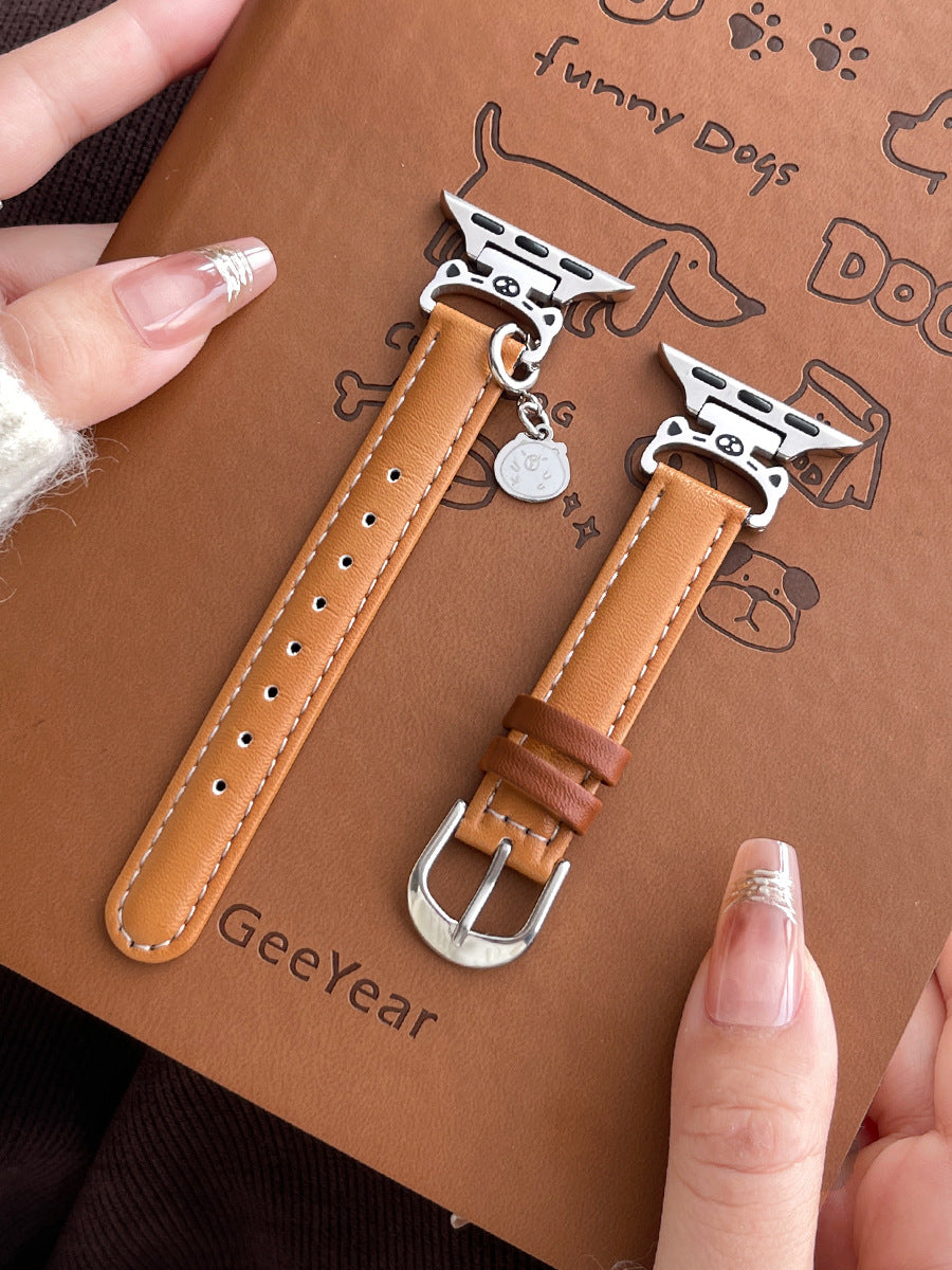 Bracelet de montre en cuir de microfibre