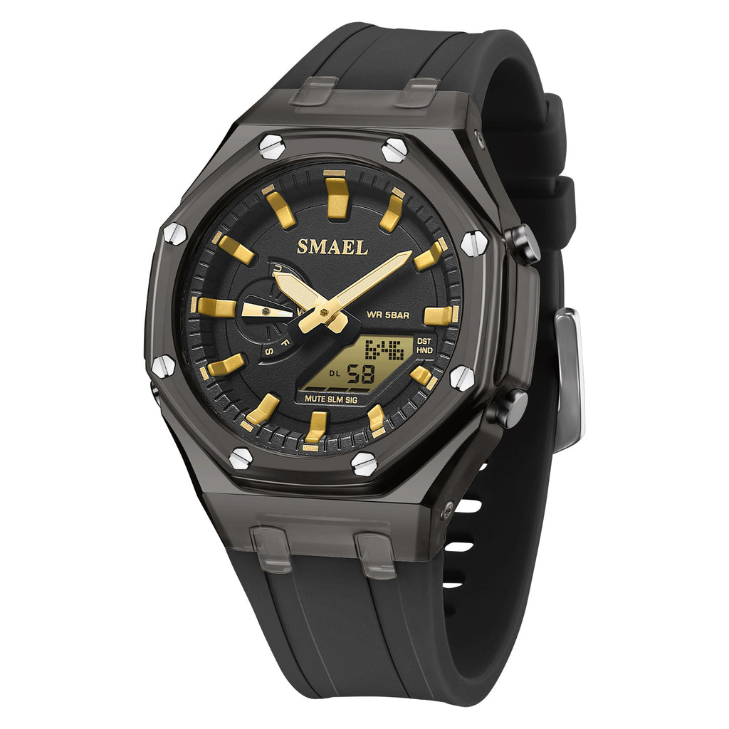 Montre électronique multifonction Silicone étanche