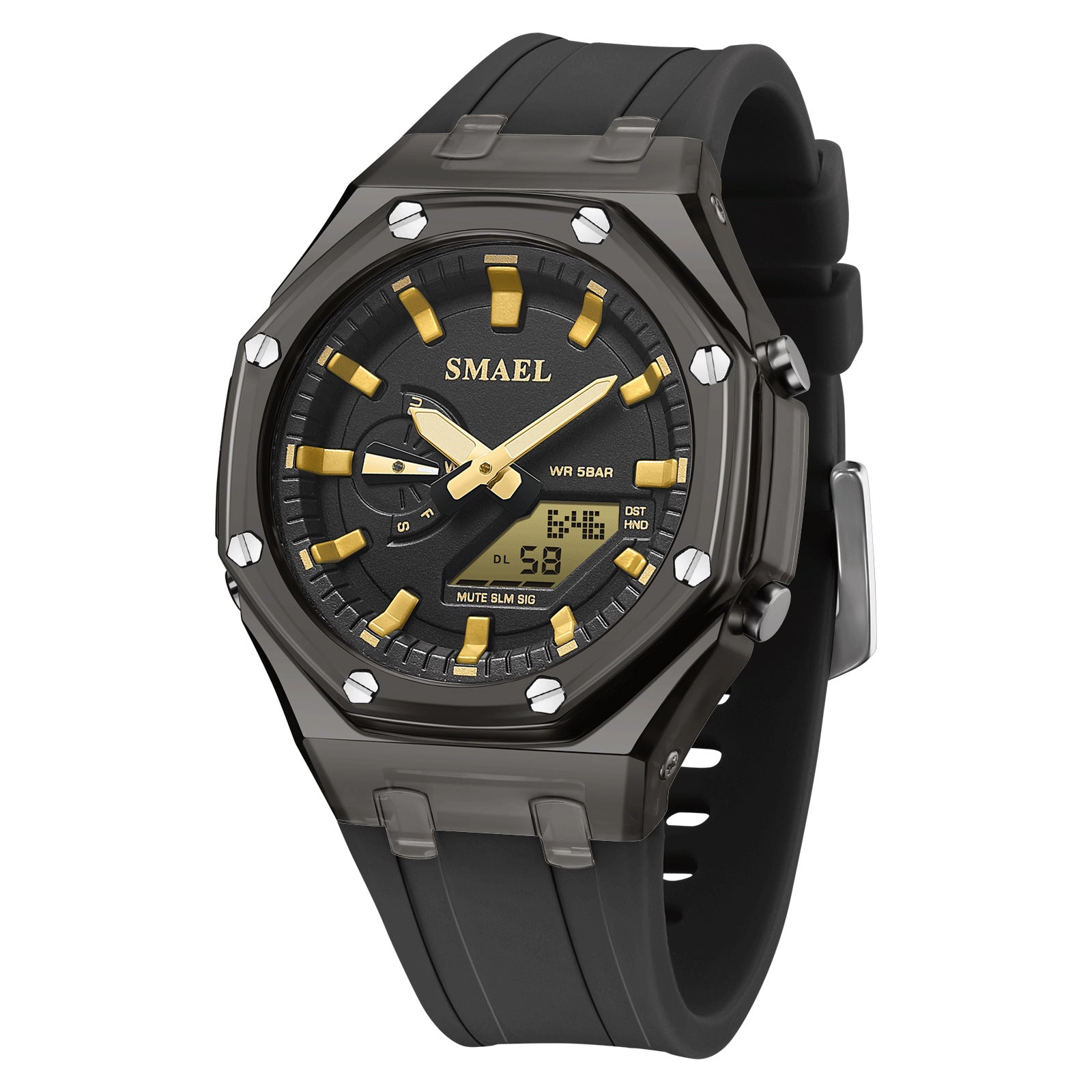 Montre électronique multifonction Silicone étanche