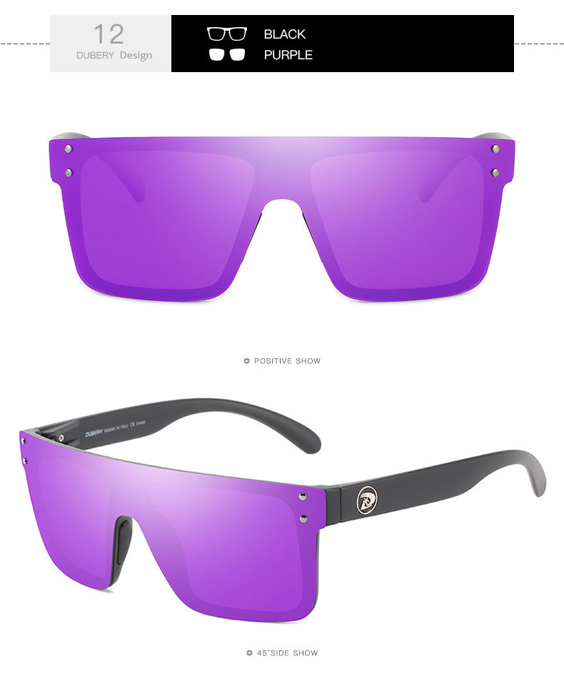 DUBERY Lunettes de soleil à une pièce surdimensionnées