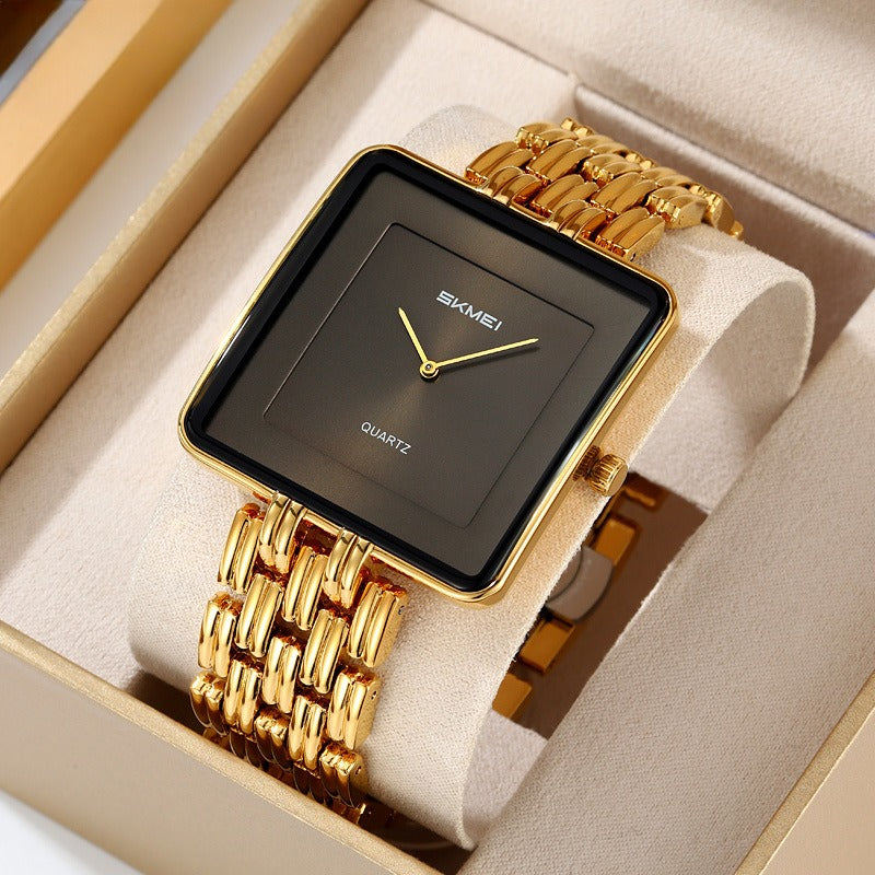 Skmei Simple Square Retro montre Quartz élégant pour homme