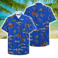 Impression numérique 3D Personality Pattern Casual Summer Short Sleeve Shirt