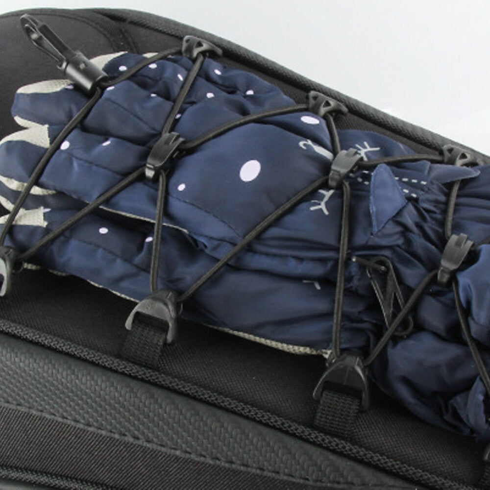 Siège arrière de moto Tail Bag Bagage de moto Sac à dos de rangement de casque gris