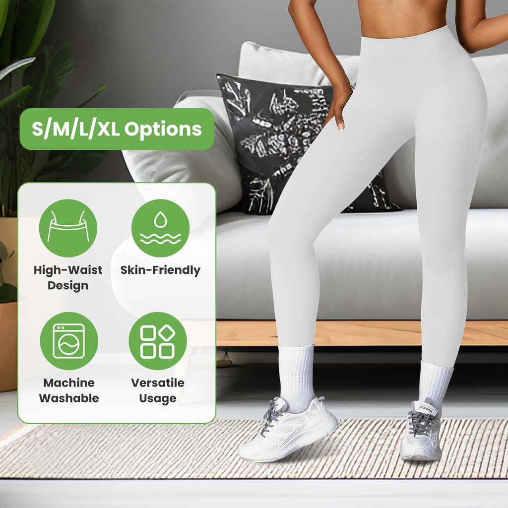 4 Tailles-5 Couleurs Option -- 1Pc Femmes haute taille Leggings d'entraînement Tummy Control Compressi