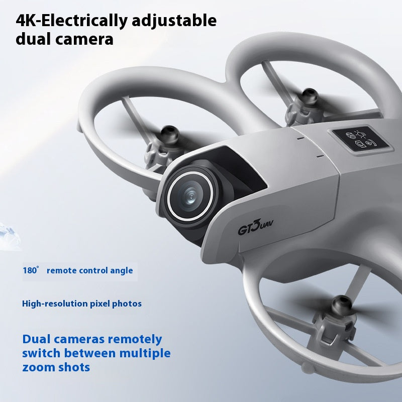 GT3 Mini Aerial Photography Obstacle Evitance Crossing Machine Double Camera Light