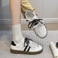 Soft Sole été automne Casual chaussures de course en cuir véritable étudiant cours de formation allemande