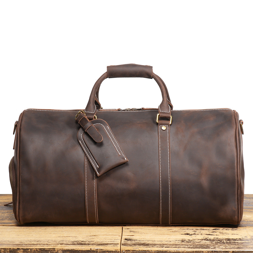 La mode masculine Premier couche Cowhide sac de voyage