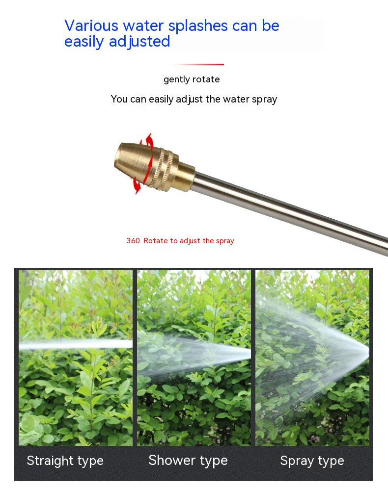 Pistolet à eau haute pression en aluminium plaqué cuivre