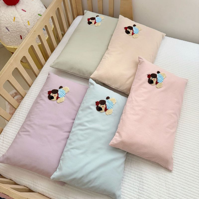 Baby-grade pure cotton brushed pillow