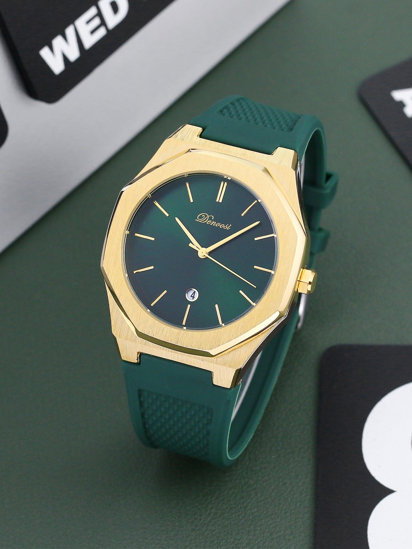 Montre Quartz imperméable élégante et minimaliste pour hommes