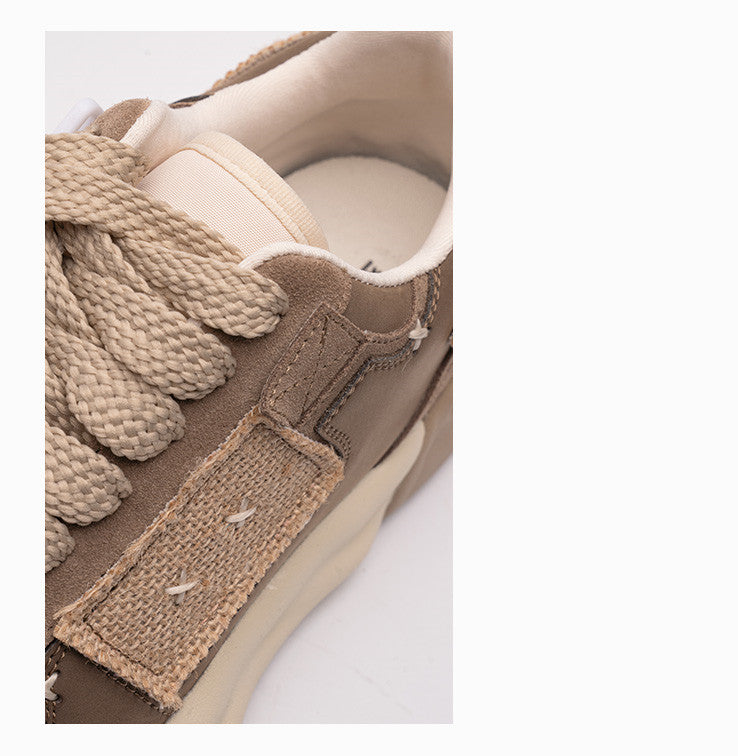 Chaussures vintage en cuir polyvalent pour hommes