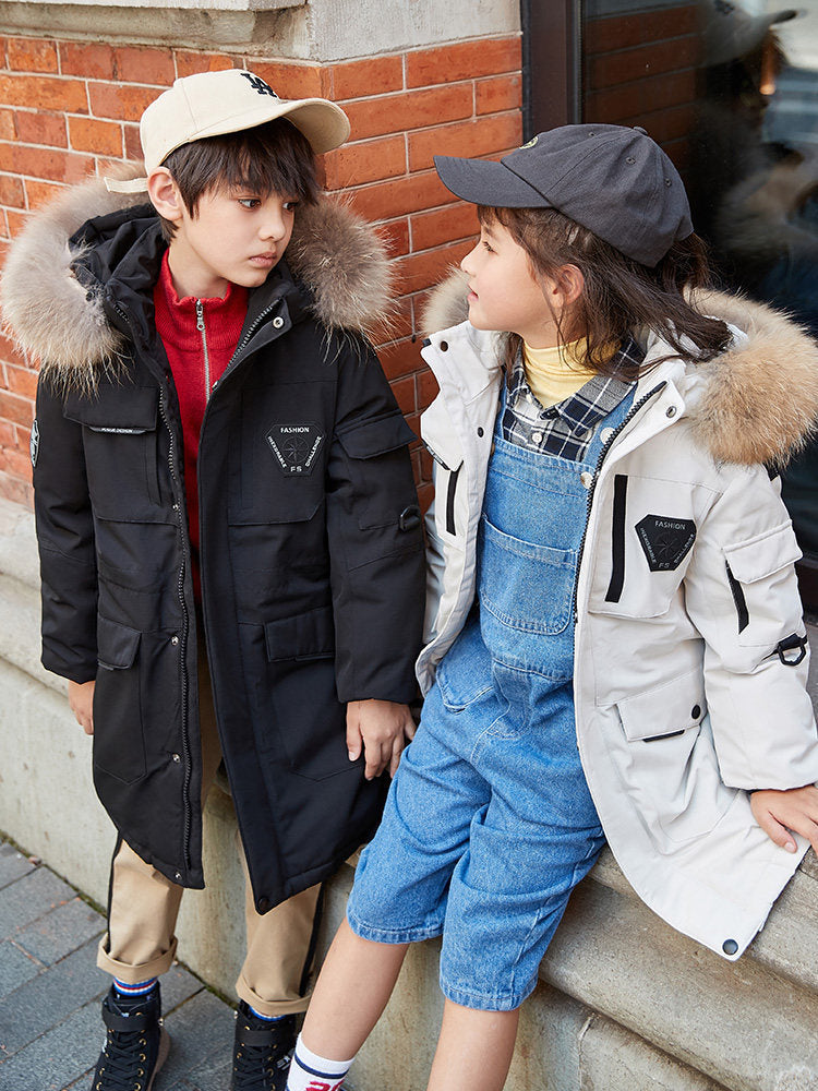 Veste de bas pour enfants Garçons de taille moyenne Épaisseur Plus