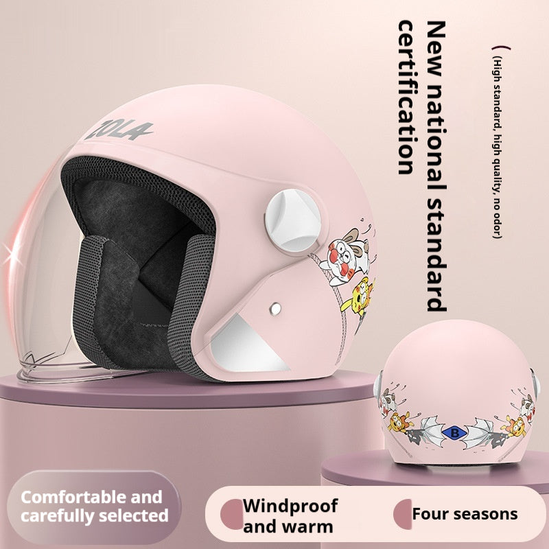 Casque de vélo électrique écharpe d'hiver pour les hommes et les femmes