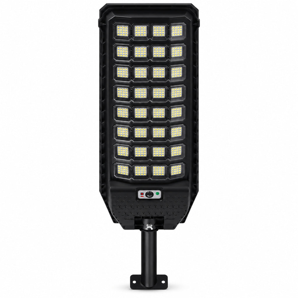Solar Powered Motion Sensor Outdoor Light W7207 8 Noir pour Garden Yard Street Wall LED
