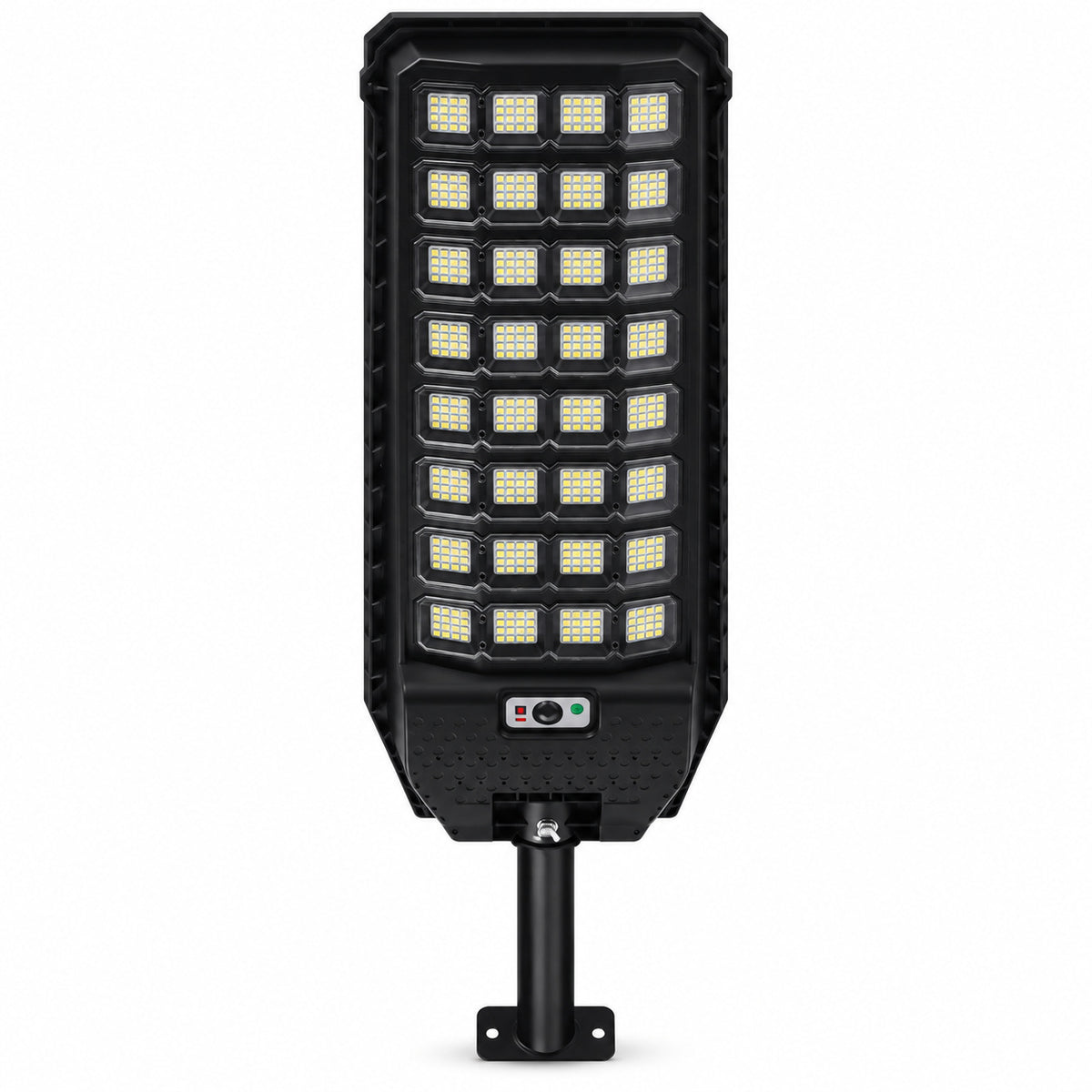 Solar Powered Motion Sensor Outdoor Light W7207 8 Noir pour Garden Yard Street Wall LED