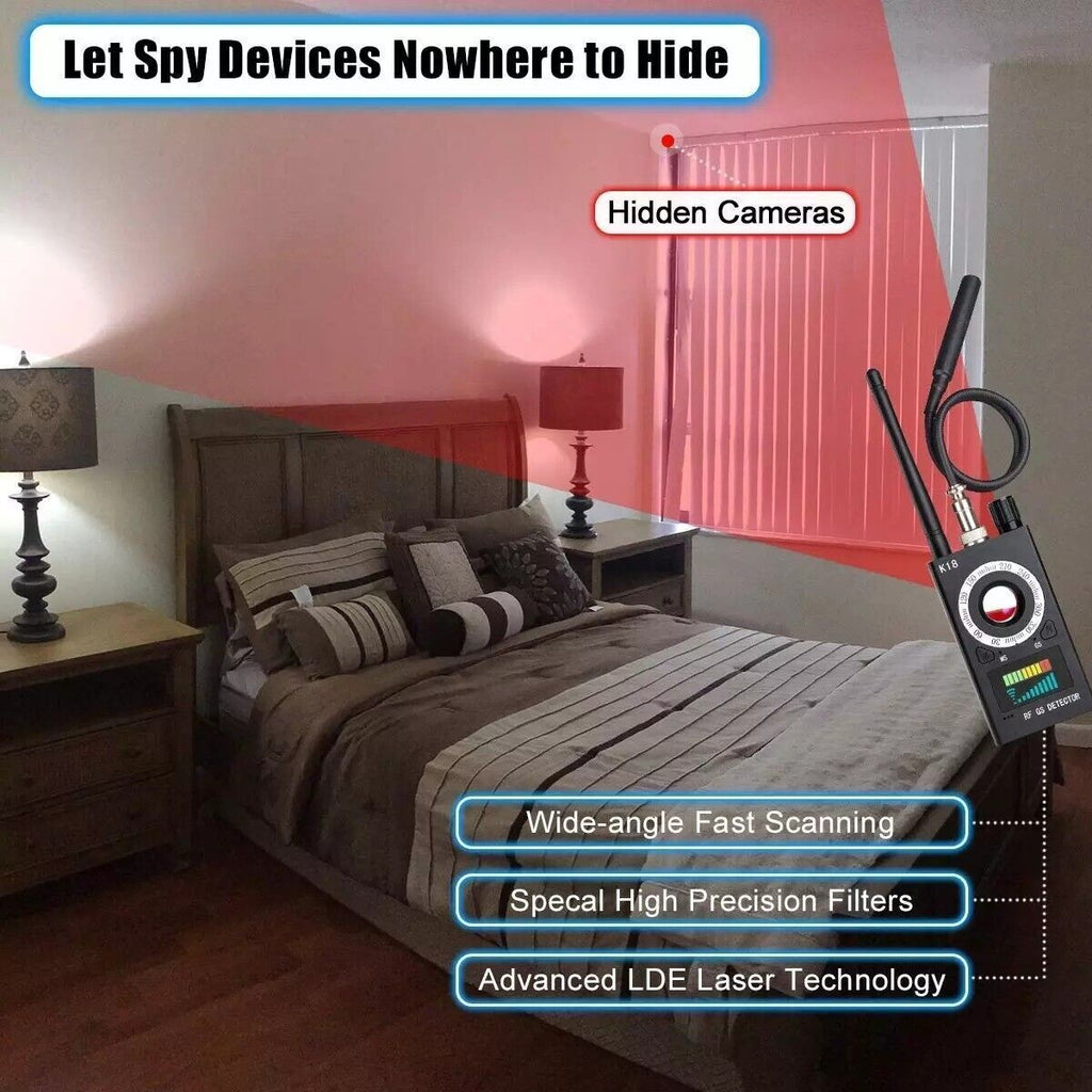 Détecteur de caméra cachée localisateur GPS Bug Radio Détecteur Anti Spy