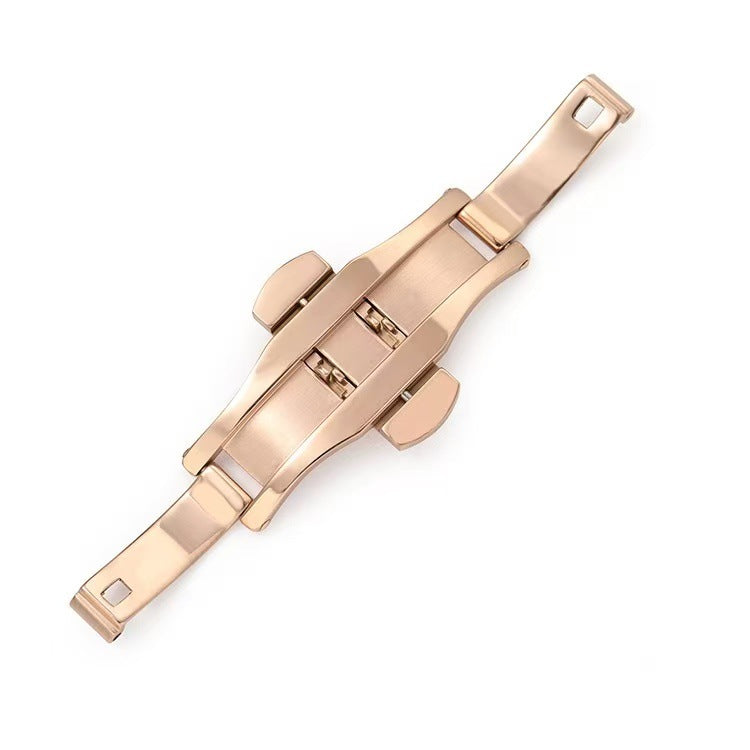 Bracelet en acier inoxydable avec fermoir papillon