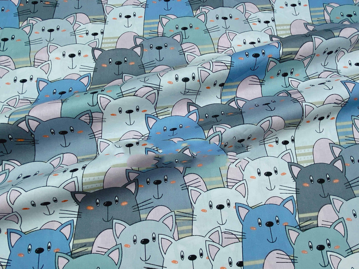 Cartoon coton Twill feuille de lit Couverture matelassée Tissu imprimé