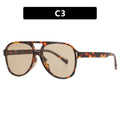 Double pont Lunettes de soleil surdimensionnées femmes élégant et distinctif