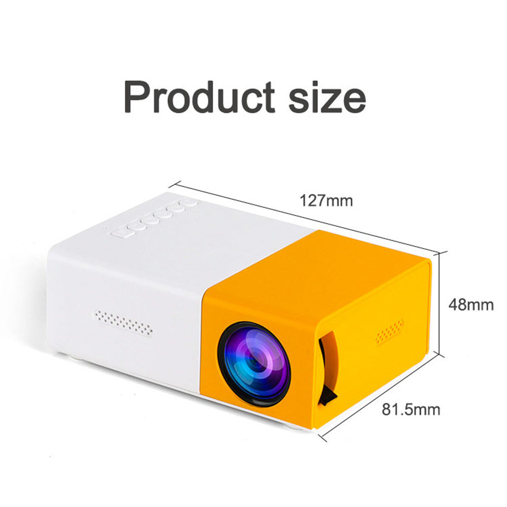 Projecteur mini-portable usine de projection Yg300 Petite Machine Jaune HD Accueil Recommander Pr