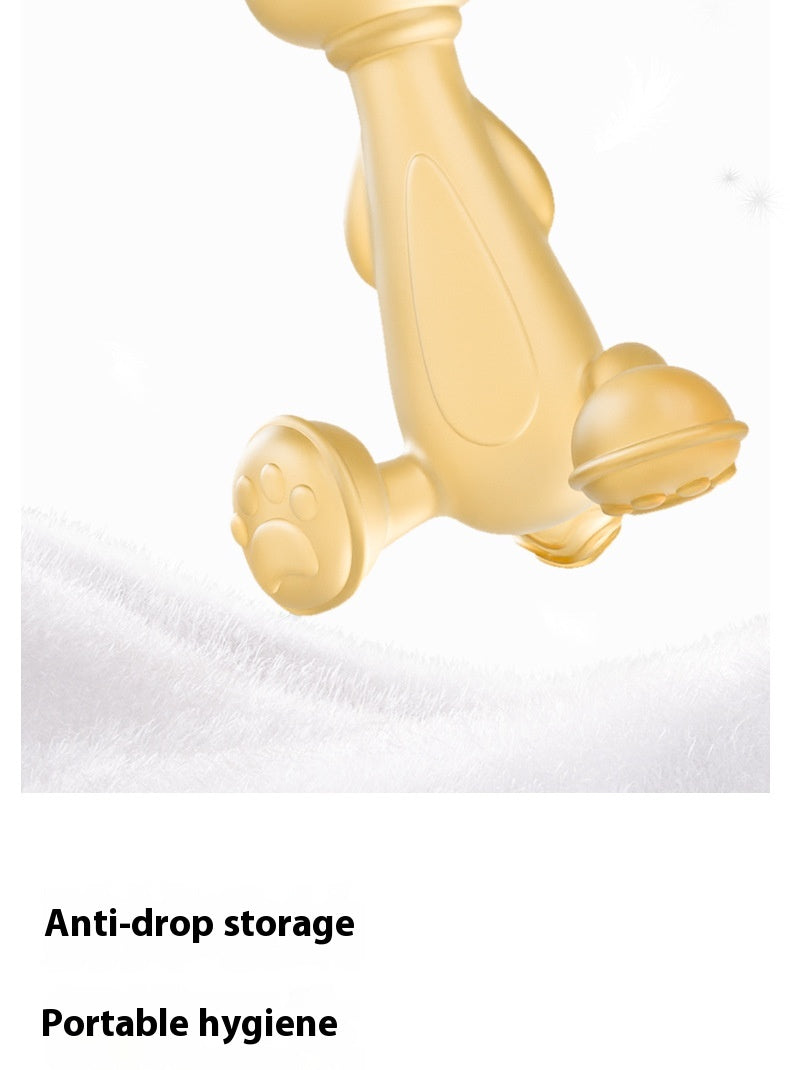 Silicone Lapin Teether Infant Molar Rod Dentition bébé Empêcher l'artéfact de la main