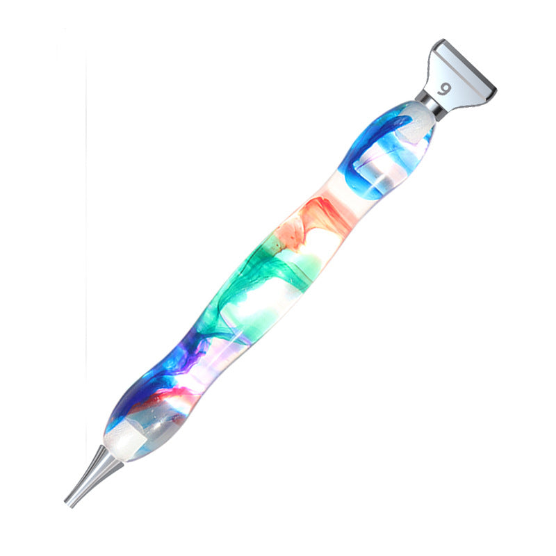 Ensemble d'outils de peinture diamant alliage tête de stylo bricolage