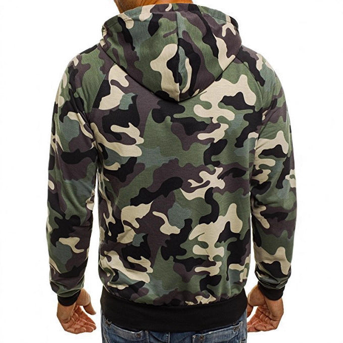 Veste de sweat à capuche casual pour hommes