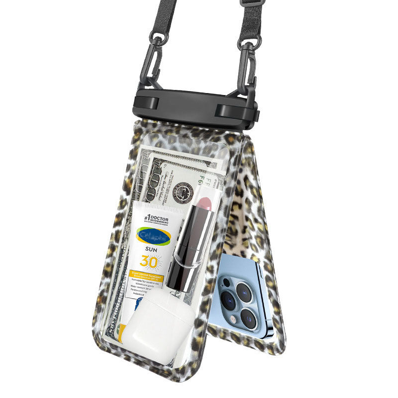 Double Compartiment Téléphone Sac imperméable pour la natation de plage
