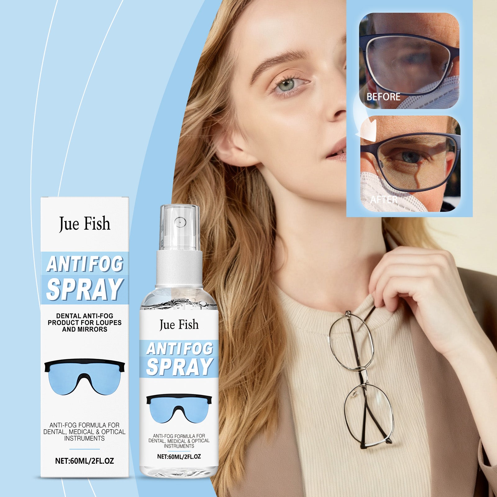 Spray anti brouillard 60ml-1box