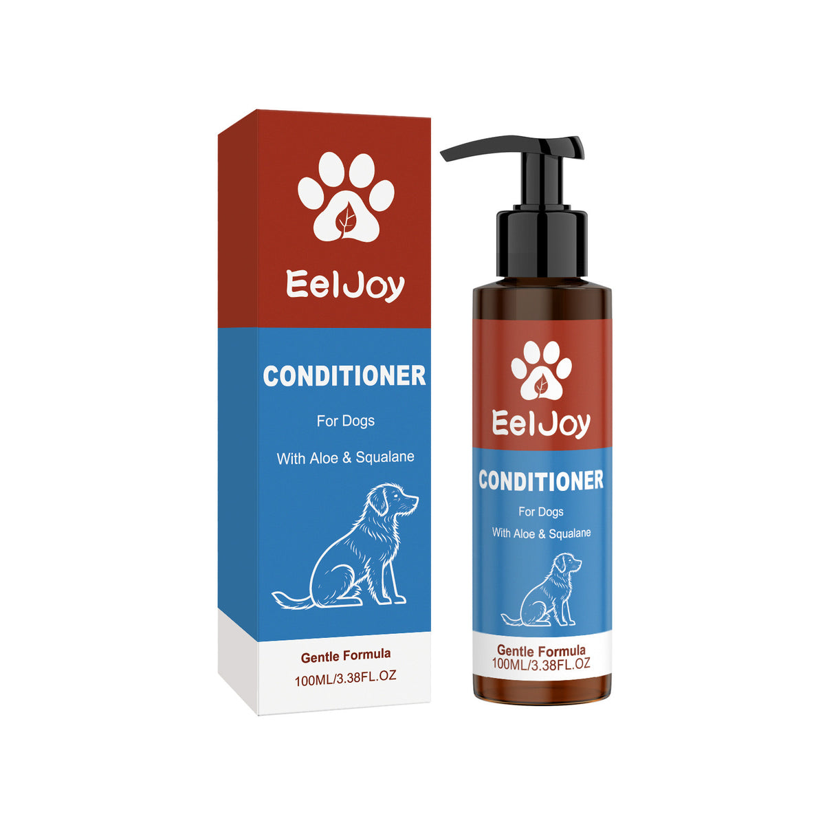 Aeljoy conditionneur de cheveux chien doux nettoyage et soins pour les animaux