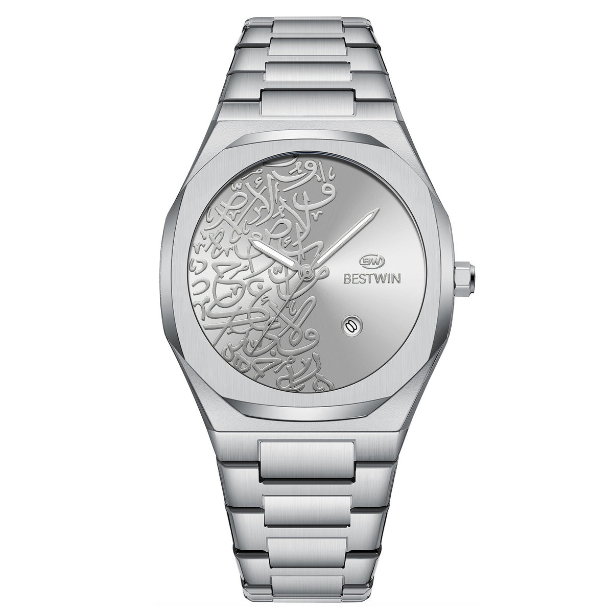 Montre homme Quartz avec un motif en marbre