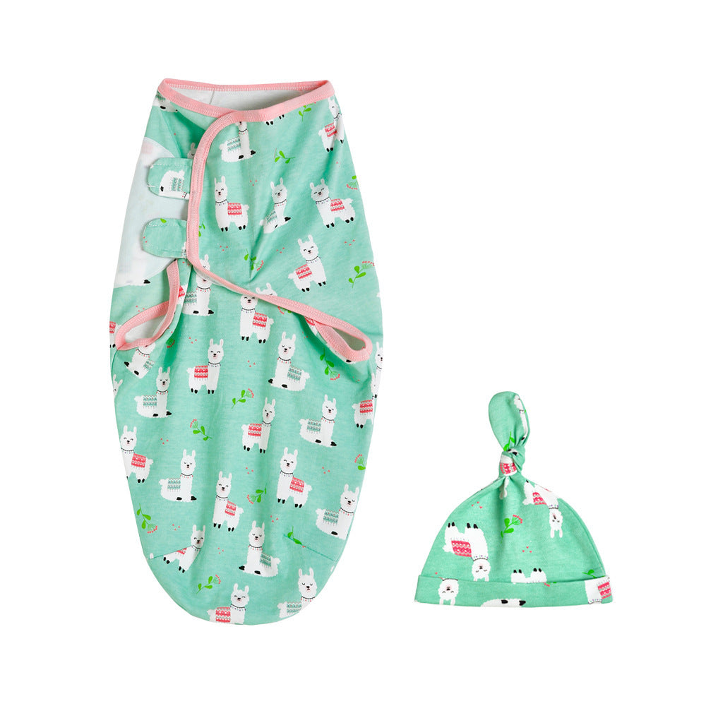 Cotton Baby Towel Anti-Slip Sleeping Bag with Hood
