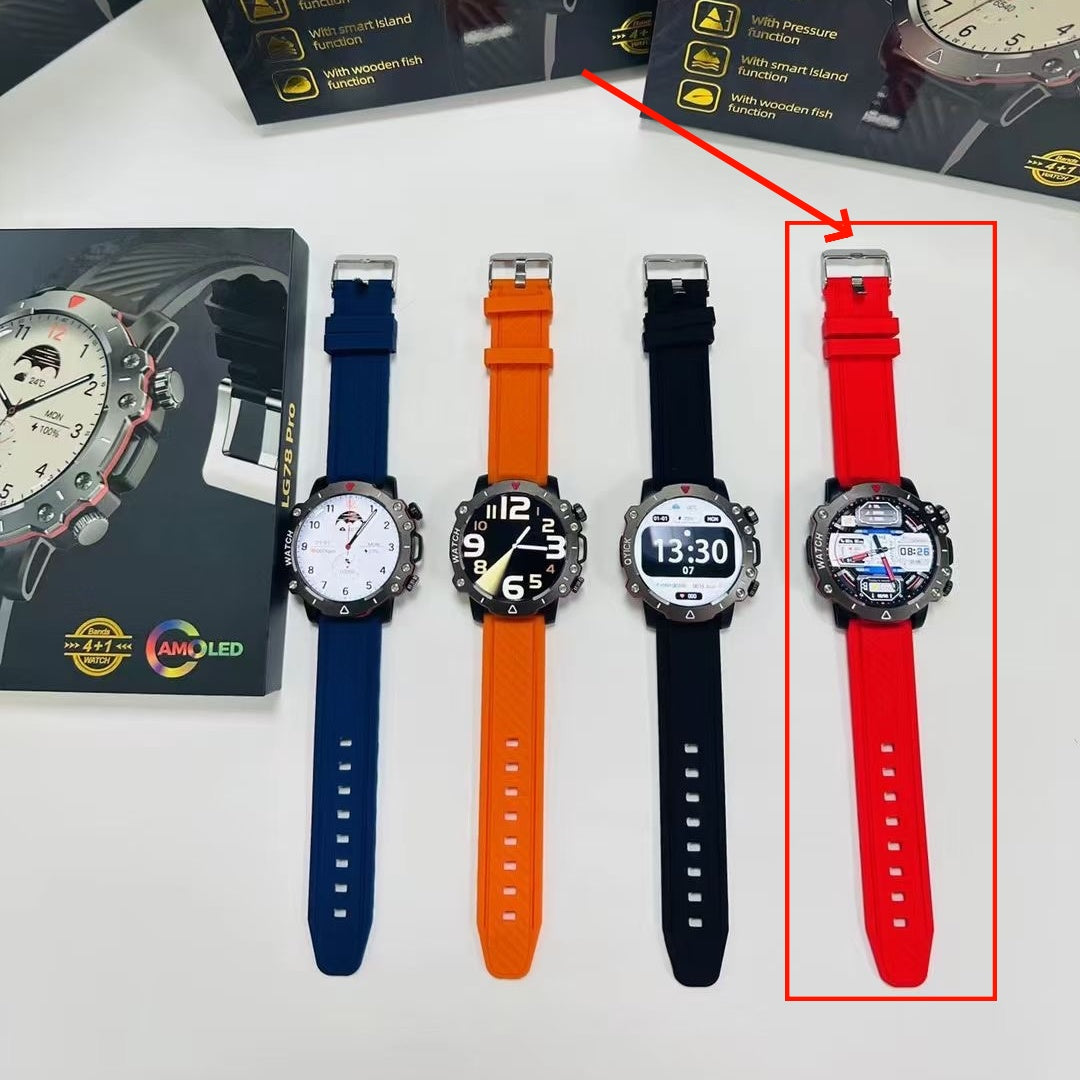 Bluetooth Smart Call Watch Heart Rate Blood Pressure Sport Style