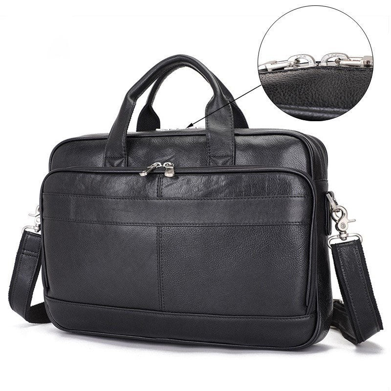 Sac à bandoulière multi-fonctionnel en cuir Crazy Horse Retro