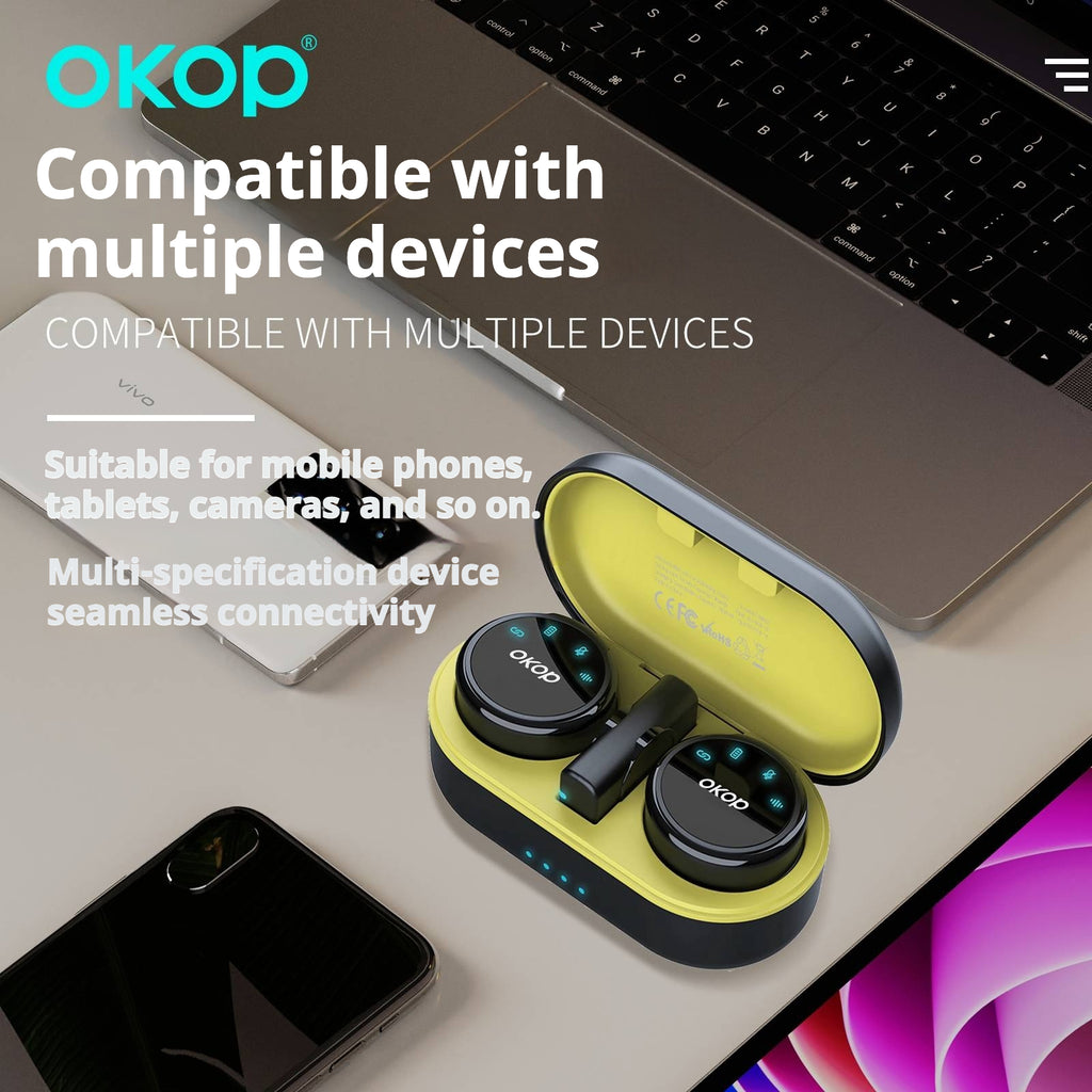 KP-M117 Modèle de microphone Lavalier sans fil le mieux vendu pour les Vlogs