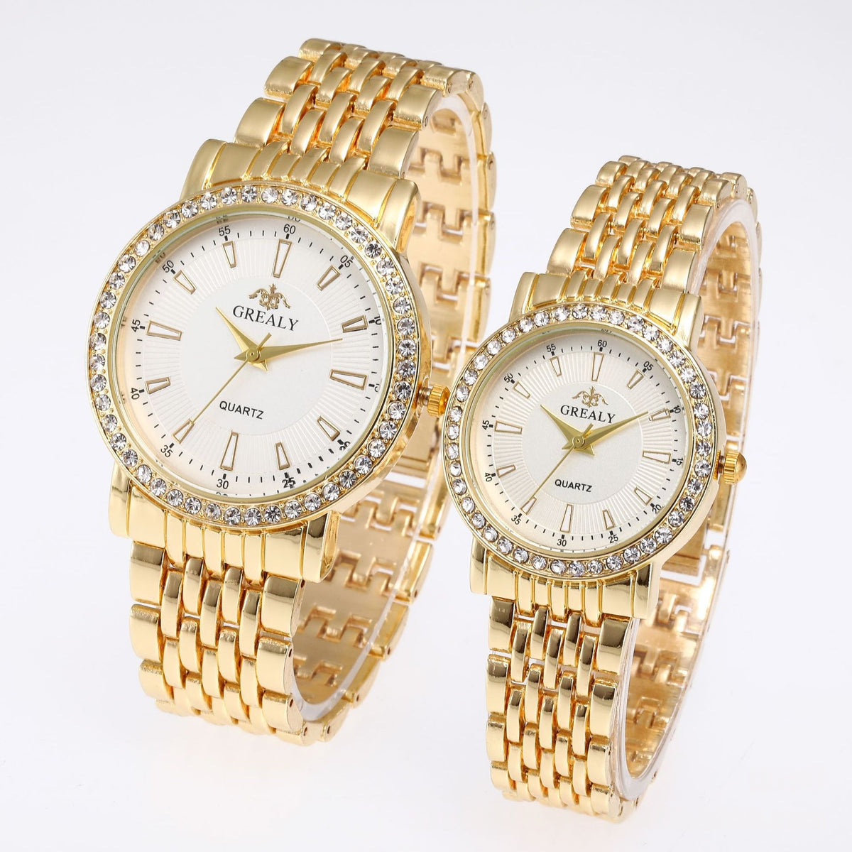 Men's and Women's Quartz Dress Couple Watches Business Gift
