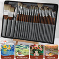 Set de brosses Art Studio 25 pièces marron