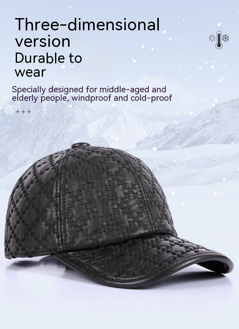 Plein grain de moutons Style coréen Petit chapeau Plaid Hommes