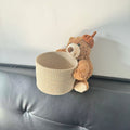 Panier de rangement d'ours-kaki-coton corde-32 * 24cm-1 pièce