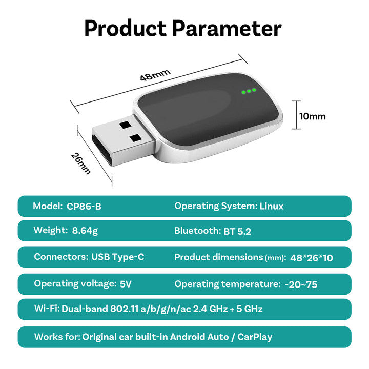 Disque USB double canal automatique Android