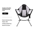 Chaise de pêche Rocking Aluminium Alliage Camping Rocking Chaise