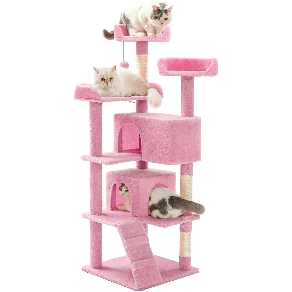 Arbre de chat multicouche de 56 pouces