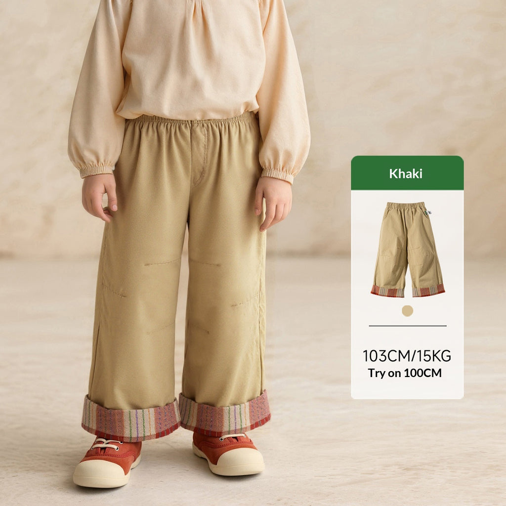 Confortable Loose-fitting Straight-leg Pantalons polyvalents de style coréen