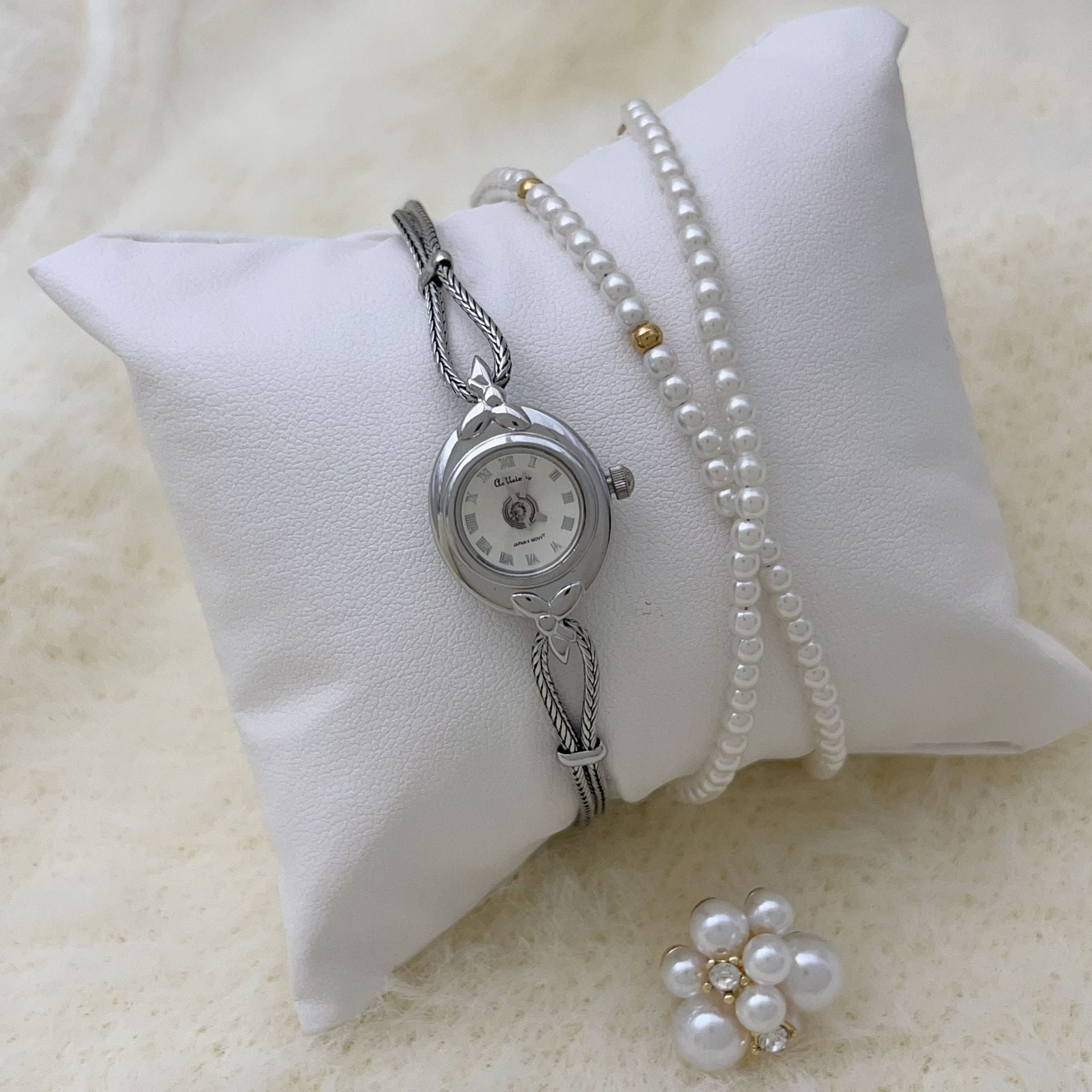 Simple Rétro Littéraire Petite montre pour femmes