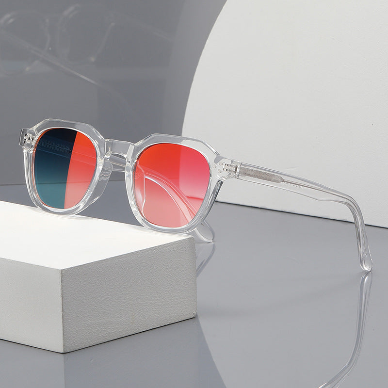 Lunettes de soleil rétro UVprotectives avec un style européen et américain distinctif