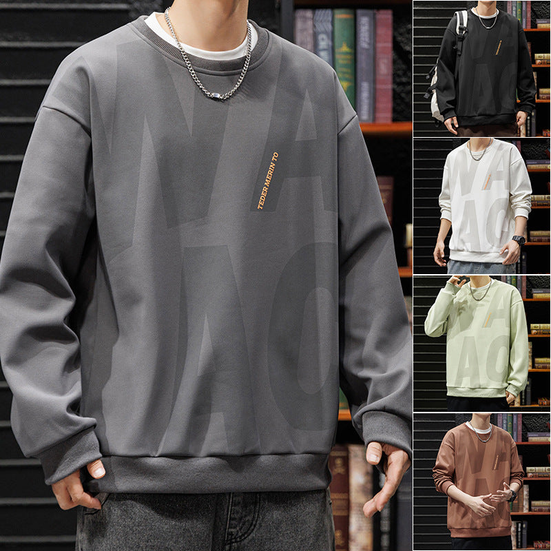 Style américain Vintage Hommes Raglan manches longues Top