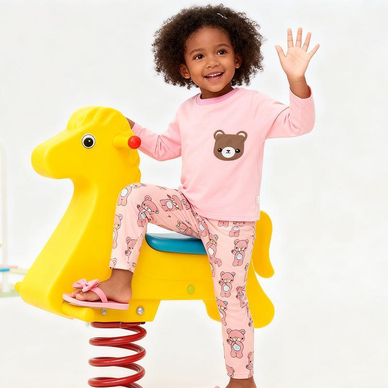 Ensemble de vêtements de salon à manches longues pour filles